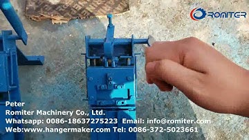 Manual Trousers Wooden Pants Hanger Metal Clip Wire Inserting Machine