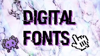 FONTS PACK //DIGITAL FONTS (POPULAR)