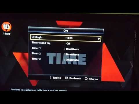 Programmare il timer di un tv (Samsung)