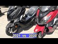 The new 2021 SYM CRUISYM 300cc vs the previous model 2020