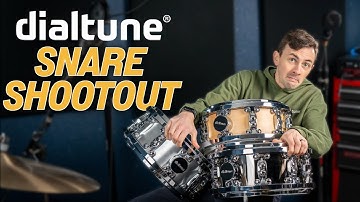 Dialtune Snare Shootout - Maple vs Brass vs Aluminum