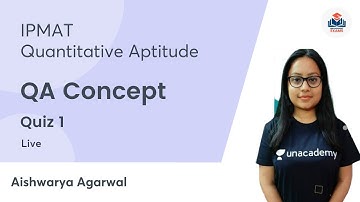 QA Concept Quiz - 1 | Crack Management Exams | IPMAT| Aishwarya Agarwal