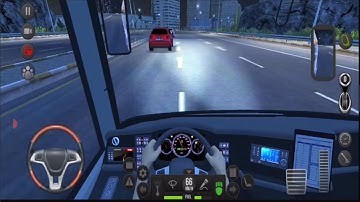 Bus Simulator Ultimate #11 - City Bus Driving at Midnight | Android iOS Gameplay