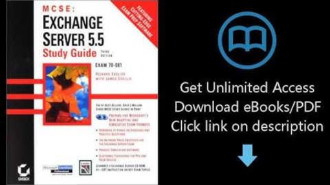 Download MCSE Exchange Server 5.5 Study Guide Exam 70-081 (With CD-ROM) PDF