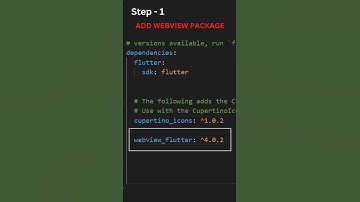 WebView in Flutter #webview #flutterweb #shorts #getx #education #developer