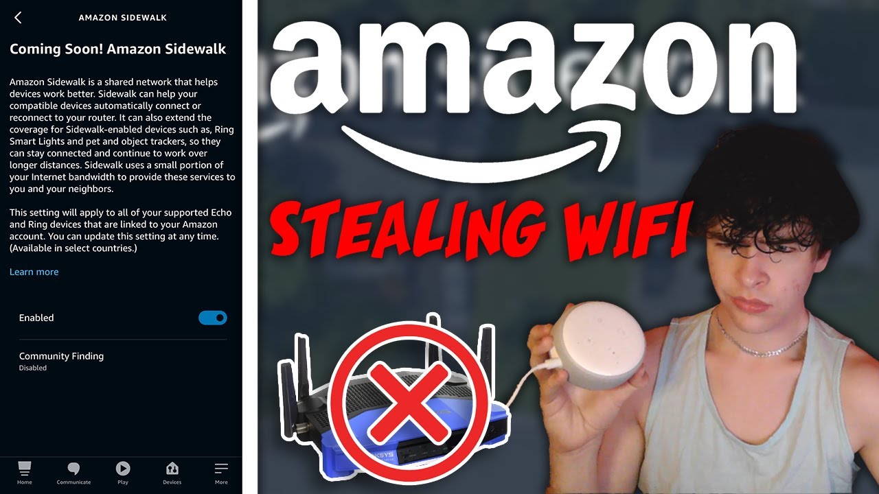 HOW TO TURN OFF AMAZON SIDEWALK! YouTube