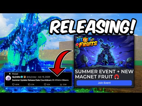 Blox Fruits Update 32 Releasing FINALLY! Trailer + Release Date..