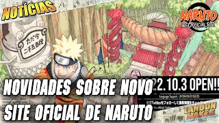  Novidades sobre o lançamento de Naruto