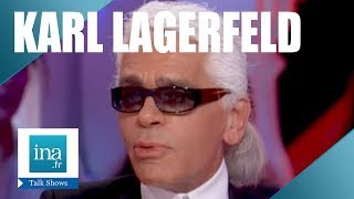 Karl Lagerfeld chez Thierry Ardisson | Archive INA