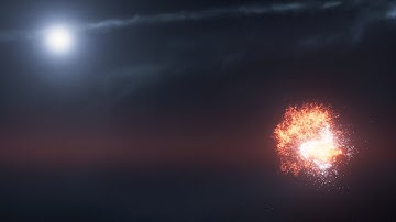 Hubble captures pair of large bodies colliding in nearby star system