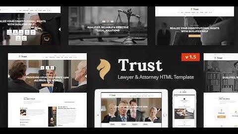 Trust - Lawyer & Attorney Business HTML Template | Themeforest Website Templates and Themes