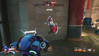 Fearless D.Va third person - 5v5 Open Queue Quickplay - Season 15