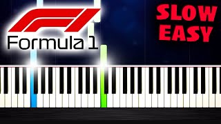Brian Tyler - Formula 1 Theme - SLOW EASY Piano Tutorial by PlutaX
