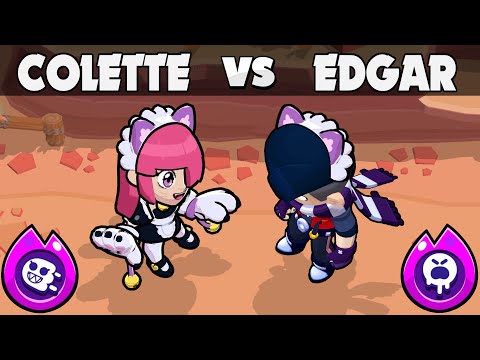 COLETTE vs EDGAR ⭐ Brawl Stars