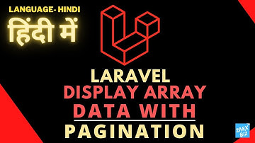 How to make a custom pagination from an array in laravel easiest way in hindi