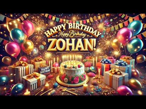 Happy Birthday Zohan! 🎉 Special Birthday Song for Zohan | Personalized Birthday Wishes
