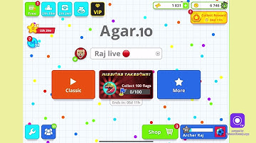Live 🛑 Agar.io Mobile , I Pad Pro M1, M2 full game play, Party Code, Mod, Macro Agario | Archer Raj