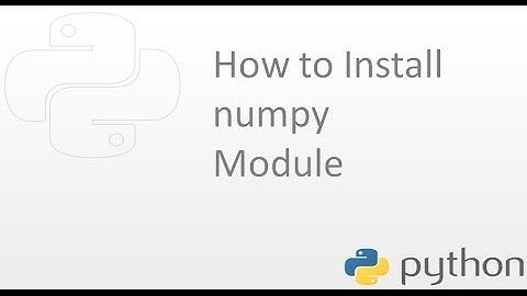 How to install numpy module  in Python on Ubuntu Operating system