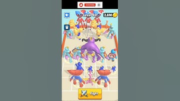 Merge Master Rainbow run 3D || Level 40 || Monkey Beast Gaming