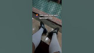 cewek : cowok kalau futsal pasti ngomongin cewek story wa futsal #shorts