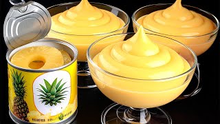 Die Berühmte Ananasmousse Das Beste Italienische Dessert In 5 Minuten, Das Ich Je Gegessen Habe