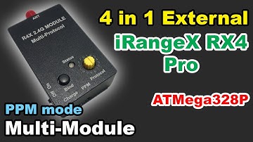 ✅ iRangeX R4X Pro PPM 4in1 Multi protocol External TX Module ATMega328P BangGood