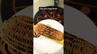 roasted corn 🌽ASMR monsoon snack ( maasala Bhutta) #sweetcorn #streetfood #shorts#asmr