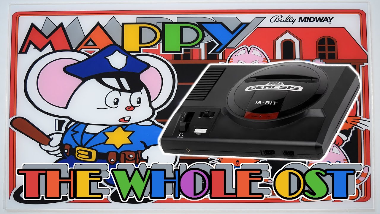 Mappy - The ENTIRE Soundtrack (YM2612 + SN76489 Cover)