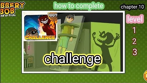 how to complete robbery bob chapter 10 CHALLENGE level 1 2 3 complete easily ||game play||