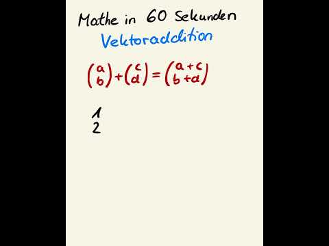 Vektorrechnung & Vektoraddition: