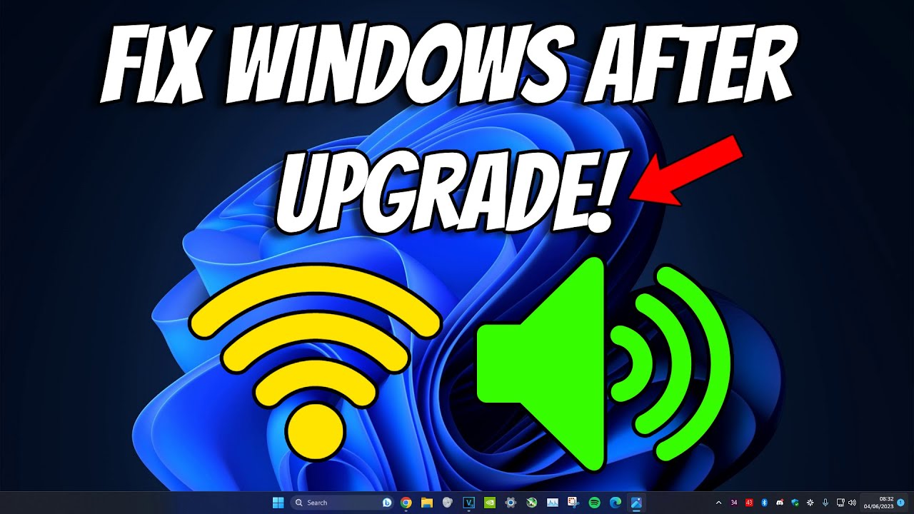 How To Fix After Updating Windows 11 Wifi & Sound Not Working - YouTube