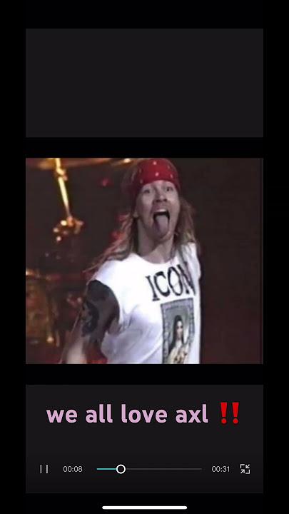 Axl rose ‼️ #axlrose #gunsnroses #viral #joke