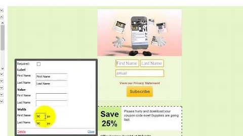 Web Forms: MOBILE VIDEO WEB Forms