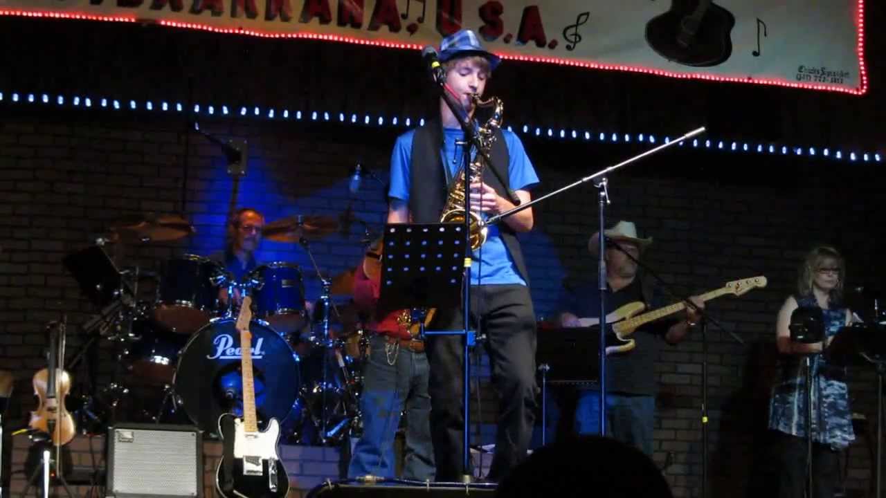 Eric Vazquez plays "Yakety Sax" at Oaklawn Opry