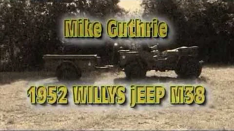 1952 US Army Willys Jeep M38 and Trailer