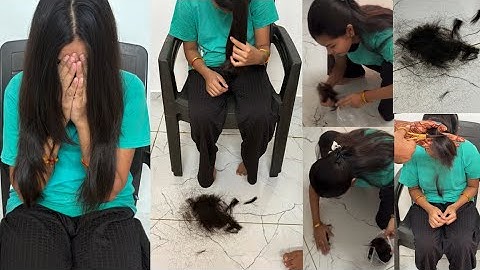 घर जाकर कुकी का हेयरकट किया 💇‍♀️| @HeerHaircutStories 
