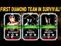 MK Mobile. Trying Out First Diamond Team in SURVIVAL! It's SO OP!