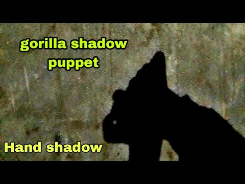 gorilla hand shadow puppet