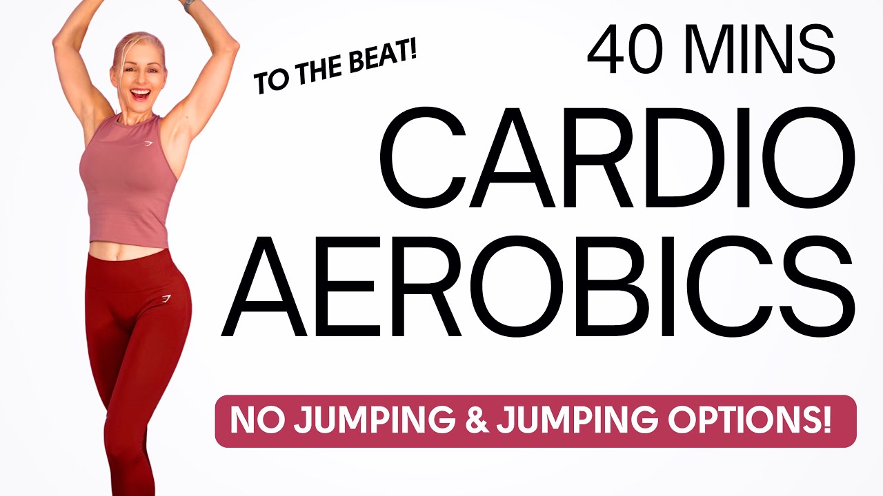 40-Minute Cardio Aerobics | Fun Fat-Burning Workout to the Beat (No Equipment!)