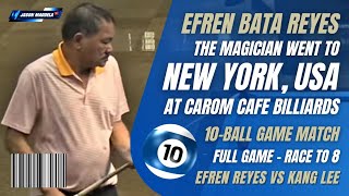 ⭐ Efren Reyes Full Game 10 Ball Game Match Race to 8 Pool Great Shots \& Positioning #efrenbatareyes