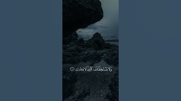 ياسر الدوسري تلاوة خاشعة جميلة مبكية هادئة ورائعة جدا "فاصبر إن وعد الله حق ولا يستخفنك " سورة الروم