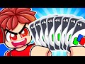 Getting  9999 CARDS in Roblox UNO!