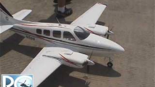 RC Aerodyne: Scale ARF Beechcraft Baron 58 - Prototype Test Flight Part 2