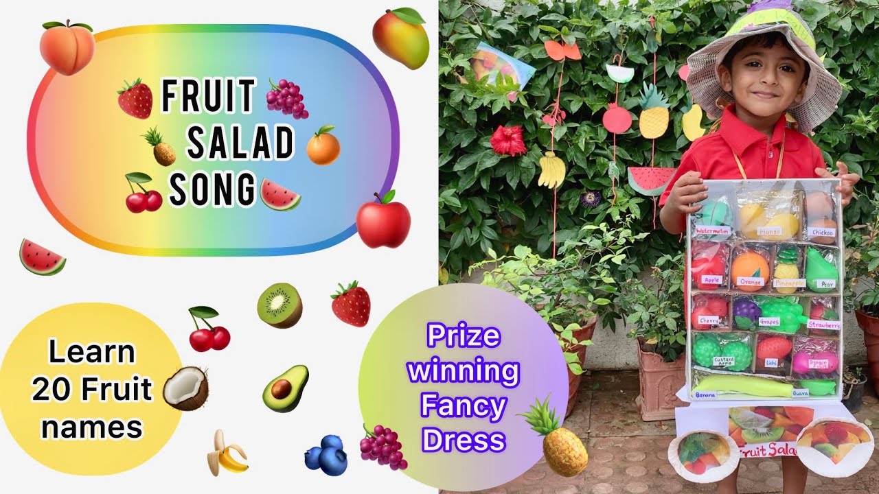 Guava Fruit fancy dress costume for kids/ cutout