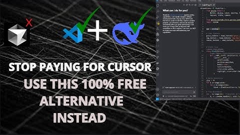 100% Free Cursor Alternative! STOP PAYING FOR CURSOR. Deepseek + VS CODE
