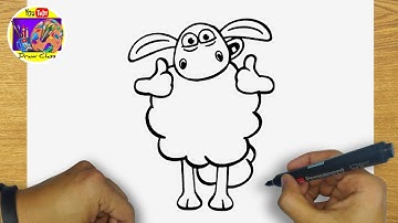 HOW TO DRAW SHAUN THE SHEEP TIMMY