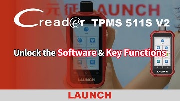 Creader TPMS 511S V2 | Unlock the software and key functions | LAUNCH