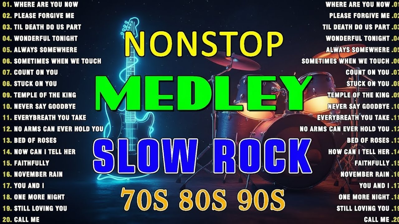 Slow Rock Love Songs 70s 80s 90s 🎺 Nonstop Classic Slow Rock Medley | Best Pinoy Love Hits