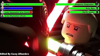 The Lego Star Wars Holiday Special (2020) Final Battle with healthbars 1/2