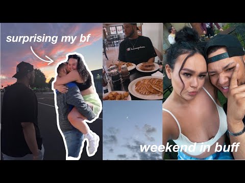 driving 4 hours to surprise my boyfriend (weekend in buffalo vlog)